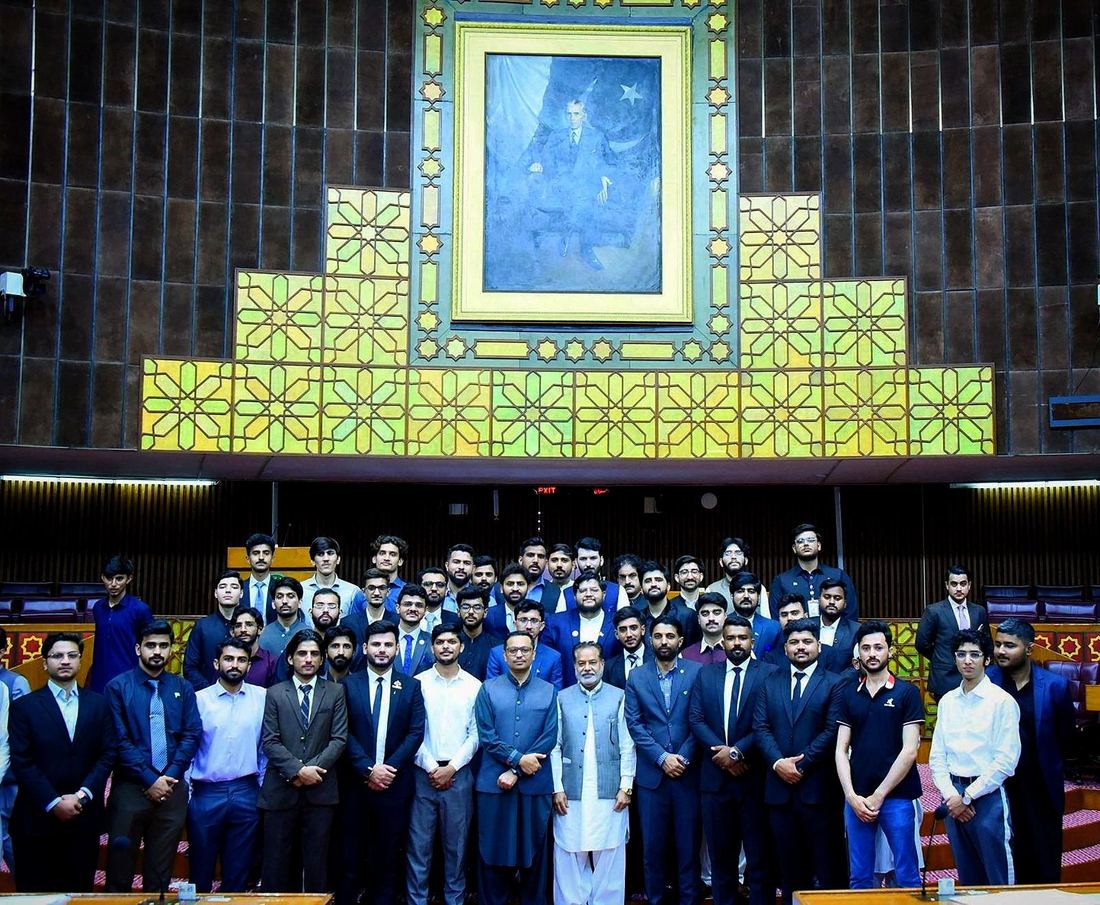 Delegation at the National Assembly of Pakistan