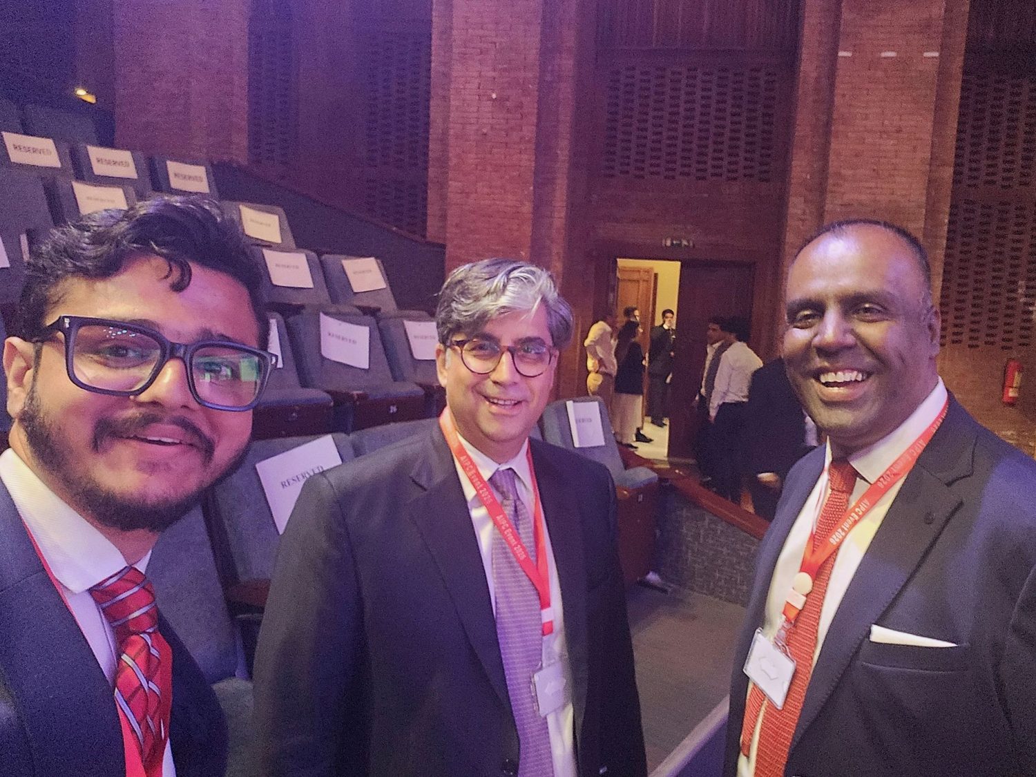 With ADR luminaries Rahim Shamji and Feisal Naqvi at the AIPC Launch Event